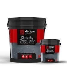 CIMENTO QUEIMADO AREAS MOLHADAS PLATINA SUAVE 25KG DACAPO