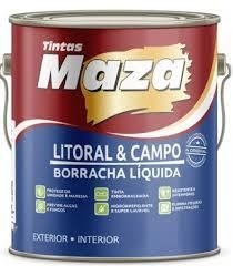 MAZA ACRÍLICA LITORAL E CAMPO NANQUIM 3,6L - TINTA EMBORRACHADA