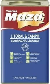 MAZA ACRÍLICO LITORAL E CAMPO BRANCO 18L - TINTA EMBORRACHADA