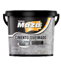 MAZA REVESTIMENTO CIMENTO QUEIMADO CHUMBO BD 5,6KG - 5,6