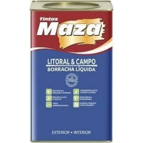MAZA ACRÍLICA LITORAL E CAMPO COR INOX 18 L - TINTA EMBORRACHADA