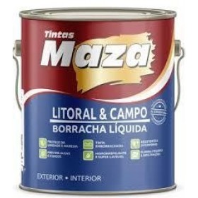MAZA ACRÍLICA LITORAL E CAMPO CROMIO 3,6L - TINTA EMBORRACHADA